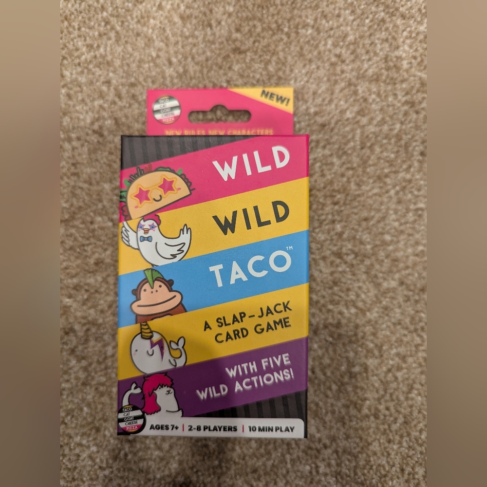 NIB Wild Wild Taco Card Game Ages 7+